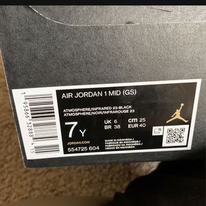 Brand new air Jordan’s 1 mid